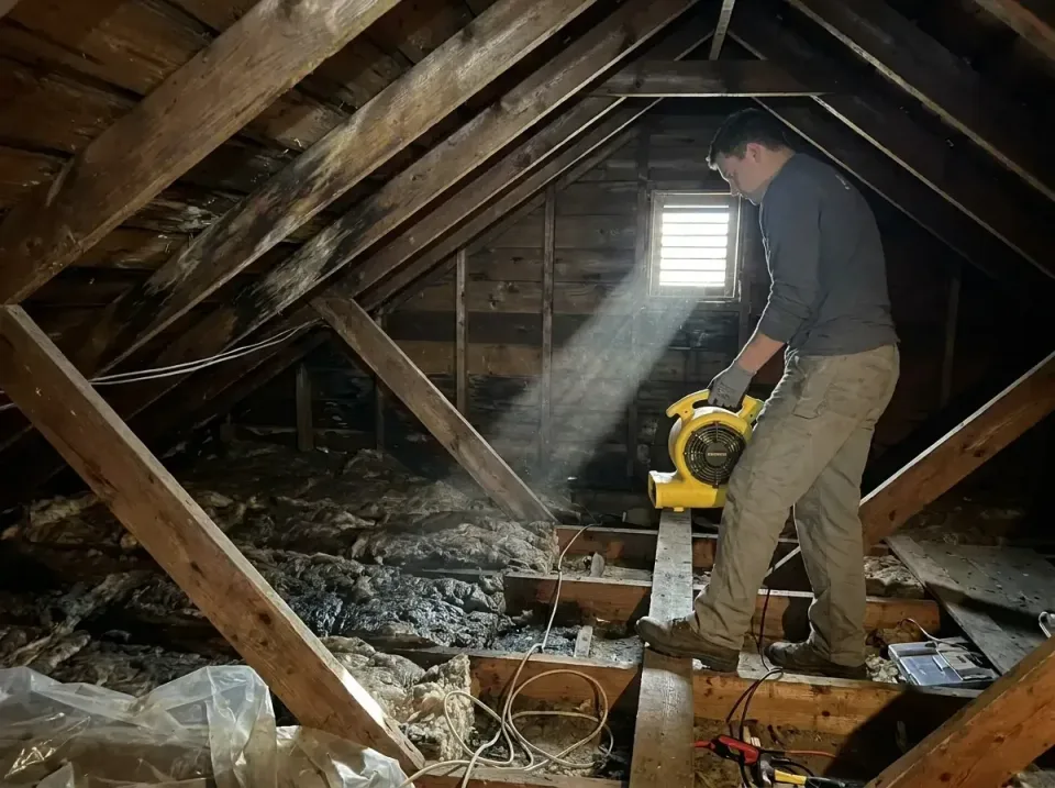 attic-water-damage-drying-proc-007 — frequently asked questions, Emergency Water Extraction & 24/7 Flood Response in Bartonv…